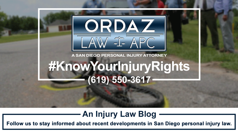 bicycle accident, Ordaz Law, APC